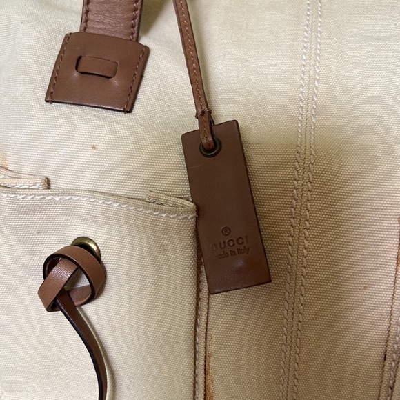 Gucci Vintage canvas handbag - Picture 2 of 11
